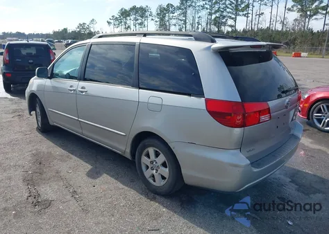 2004 Toyota Sienna Xle из США, поврежденный, VIN 5TDZA22CX4S070406